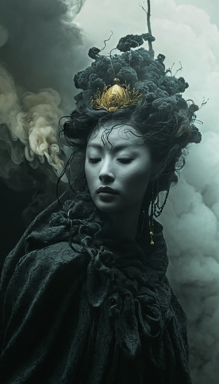 image fog flowing cloud floating smoke drifting floating dim