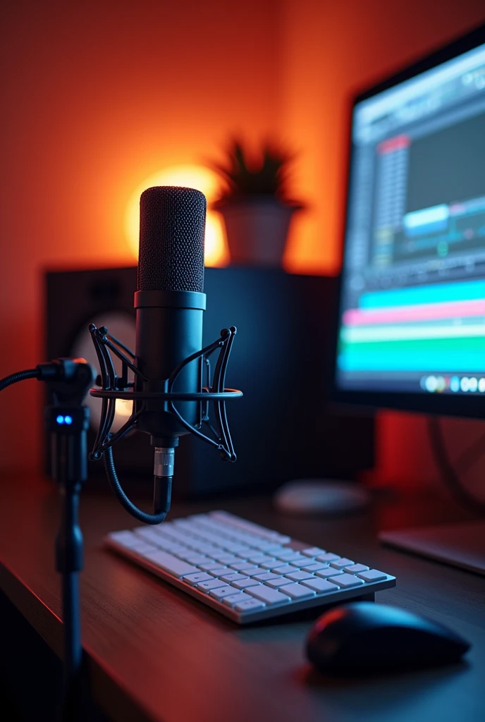 I need a studio with mic and computer some other examples 
