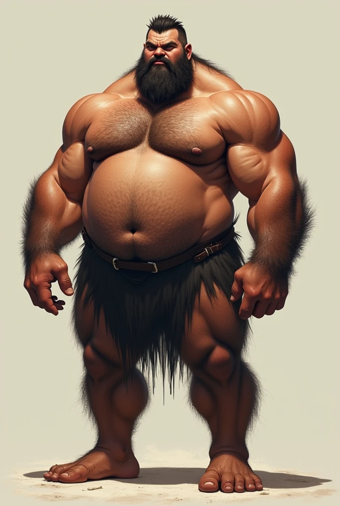 Hairy muscled short beard and sweaty muscles and hairy legs
