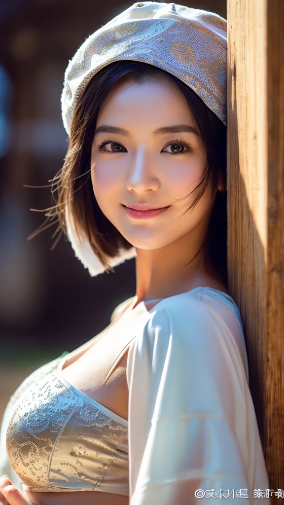 Memory correction:255, Everything modern:1.66, Cute Japanese Woman, smile, 50 years old, Oil for straight, one-length hair＆Hair balm:1.55, (photo Realistic:1.4), (hyper Realistic:1.4), (Realistic:1.3), 32K, 1 person,Clean and glowing skin, mesh, thin:1.2, (Realistic:1.3), Realisticなライティング, (Smoother lighting:1.05), 32K, One Japanese woman, fine grain, Detailed face, (Film Grain:1.1),(Accentuates body lines:1.1), High resolution, Natural look, Kind eyes, Improves hair quality, Delicate light and shadow, Transparent muscles,  Beautiful Eyes, Sharp details, Soft light reflection, Beautiful contours, Delicate skin tone, Fine hair texture,((Wearing fortune teller clothes))