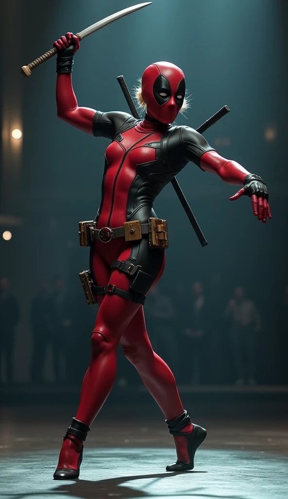 female deadpool, Acrobatic dance, 