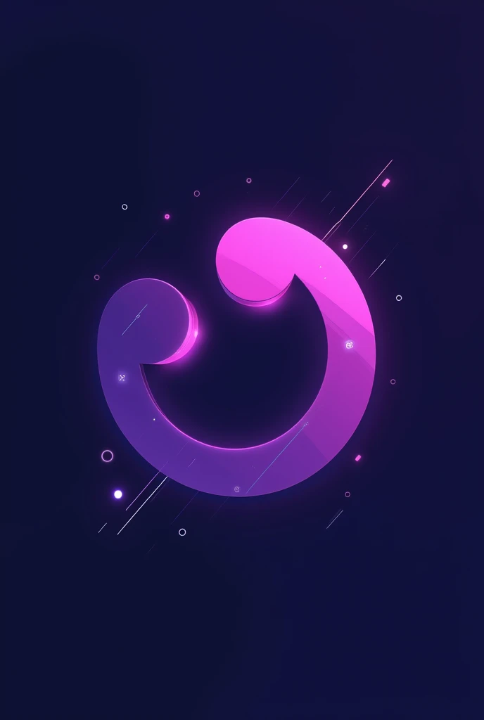 The DTBI branch logo is mainly purple and has a futuristic feel, conveying technology and business, and has a 2D style image.