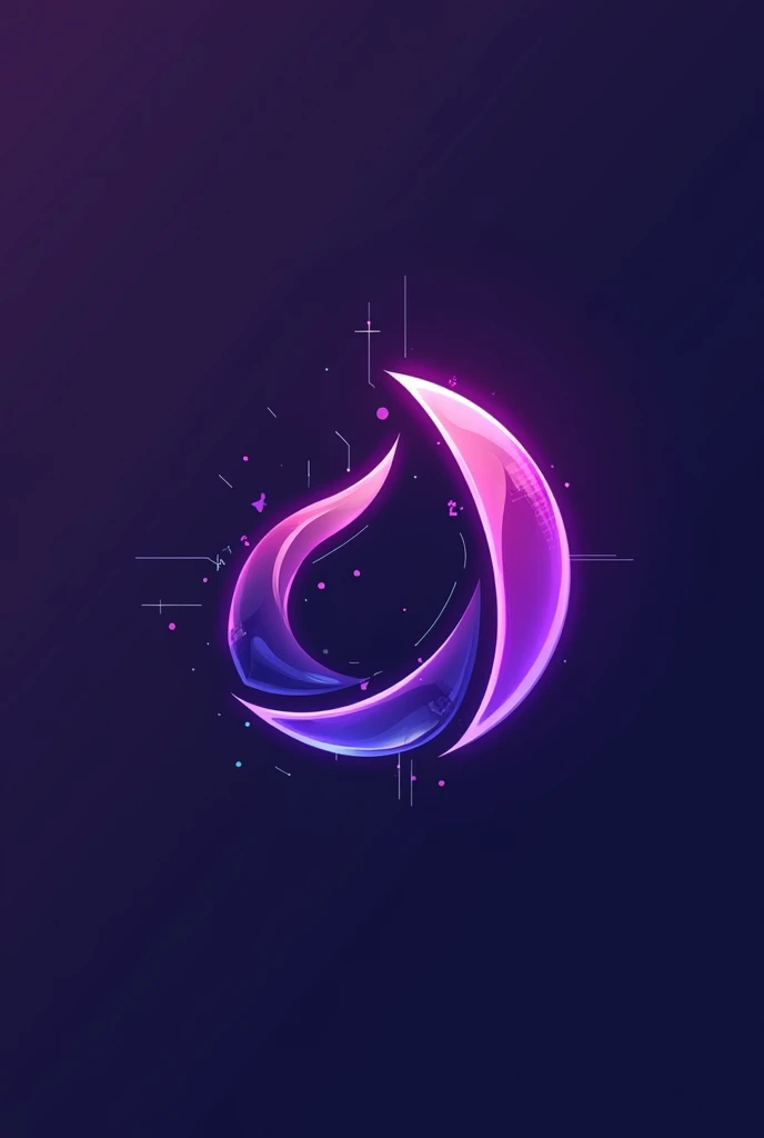 The DTBI branch logo is mainly purple and has a futuristic feel, conveying technology and business, and has a 2D style image.