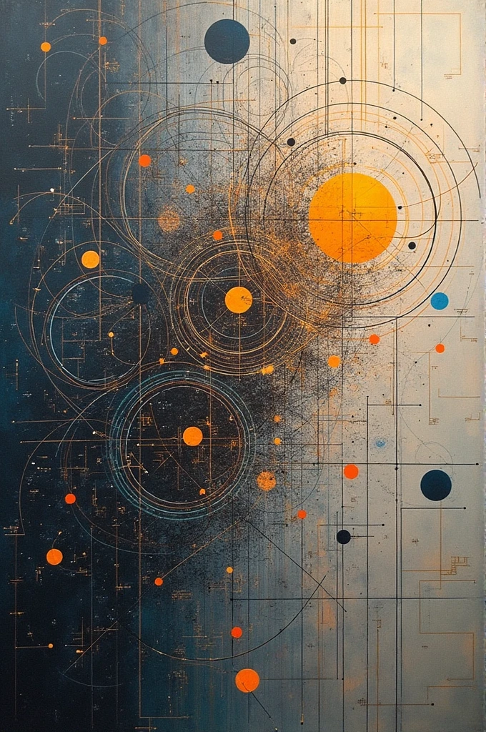 I am the most complex painting of lines of circles that exists. I am a work of art. , The message I want to convey is that mathematics is also real art, very real. , 48k rules of composition the latest techniques in image creation 