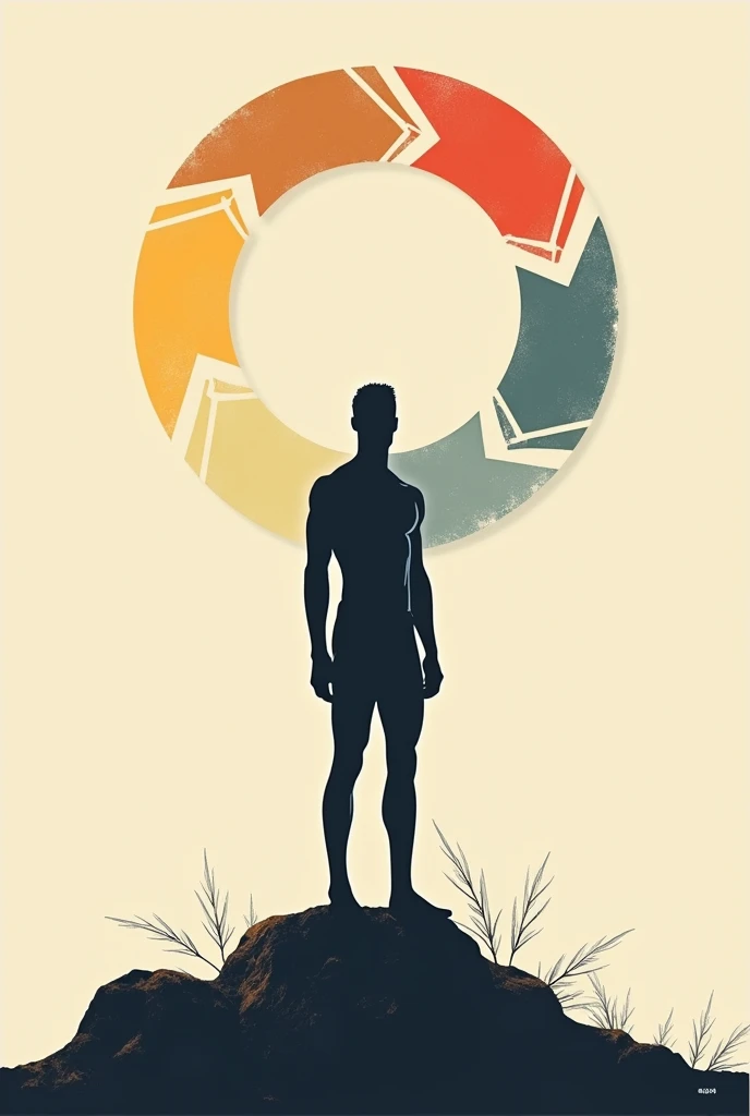 Poster about self-determination of the human person and come up with a creative visualization
. make it simple and drawable