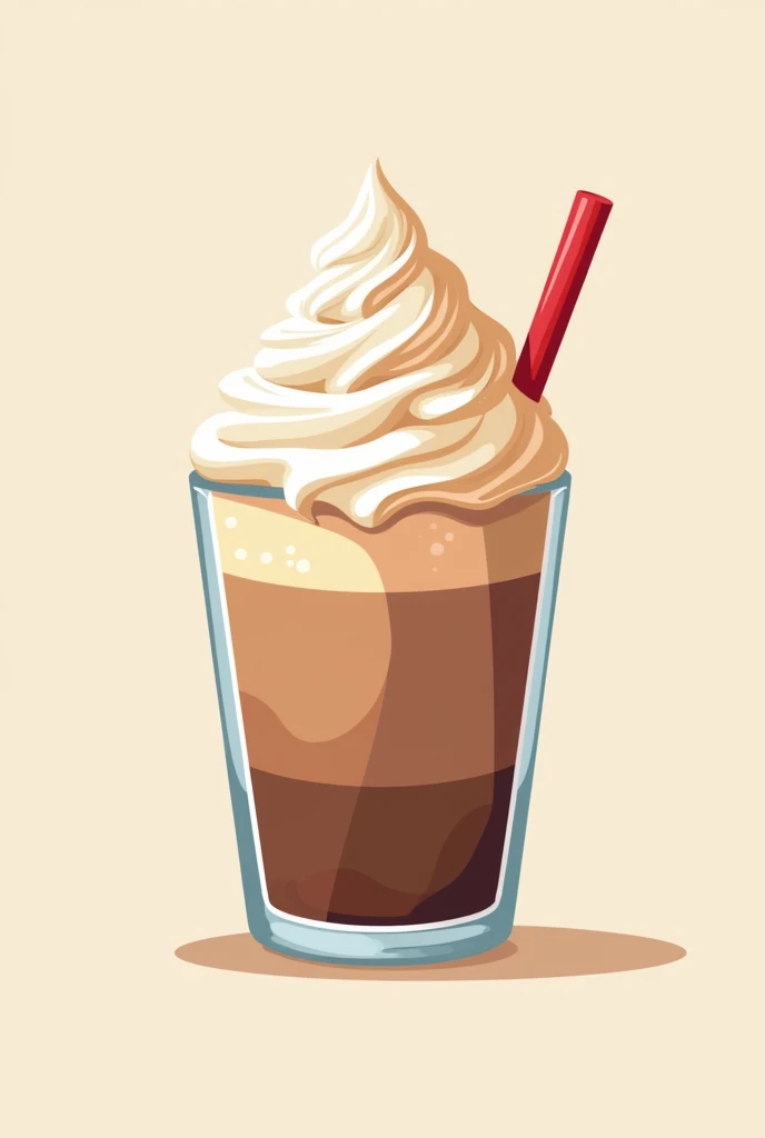 Create a logo that is for a business that sells frappés without fries or hamburgers