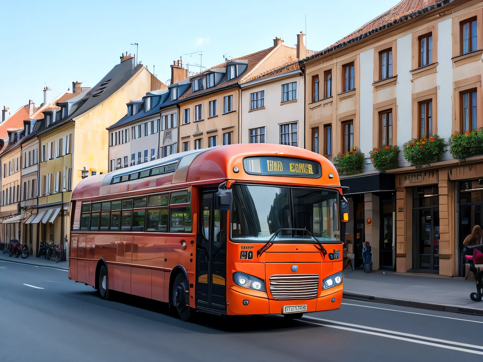 bus, Europe, high quality