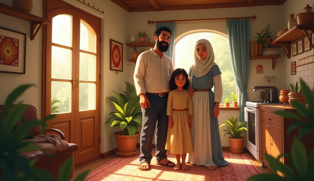 Where Rashid lived with his wife, Fa Tama, and daughter, Aisha