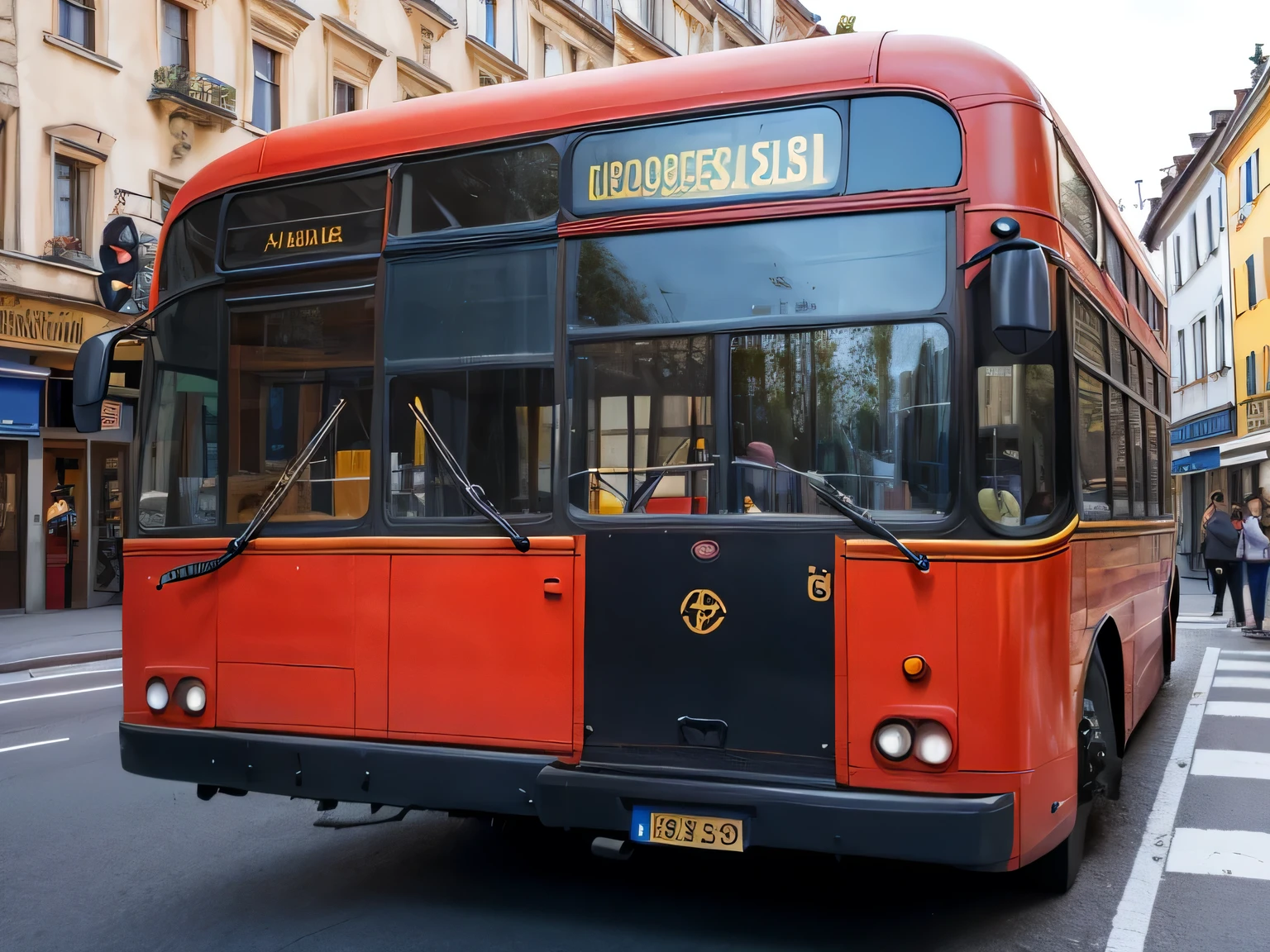 bus, Europe, high quality