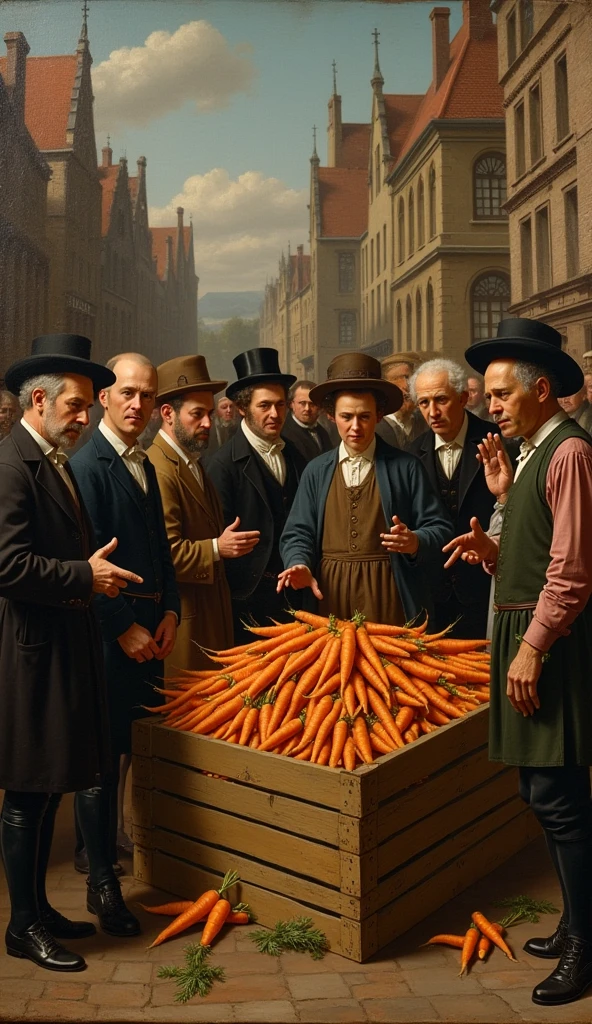 A 17th century Dutch picture introduces orange carrots