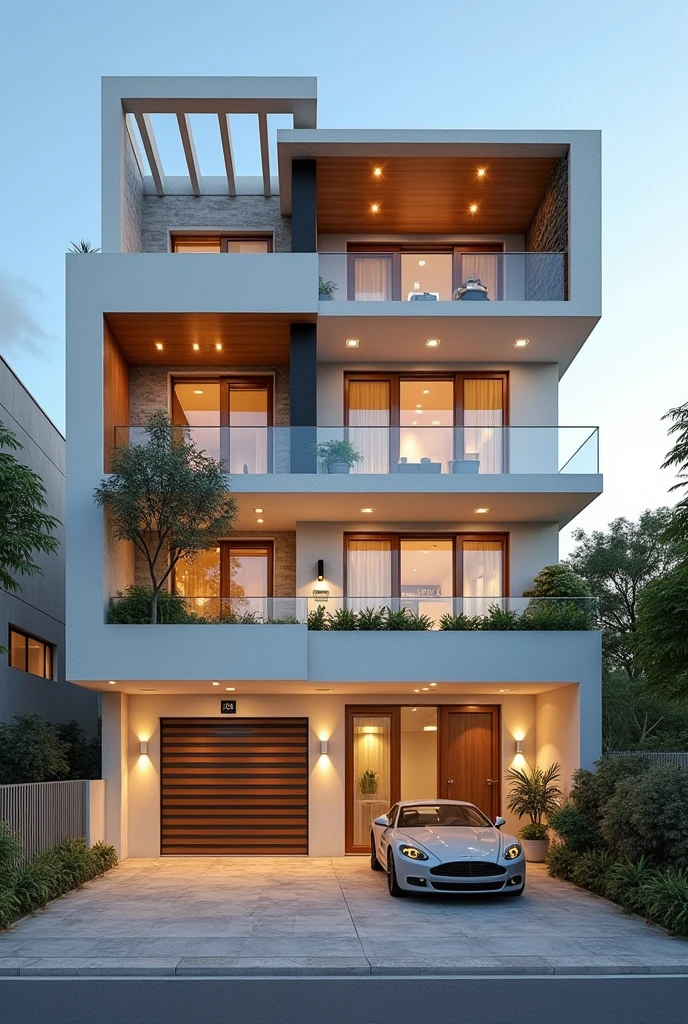 Plot 900 square feet 

Ground floor
1st floor 
2nd sloor

6 bedroom 
6 washroom
2 drawing room
2 kitchen
Balcony
Garage 
1 store room