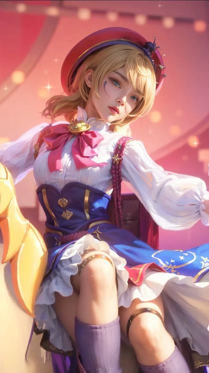a close up of a woman with a purple and black costume, shadowbringers cinematic, 4 k detail fantasy, a beautiful fantasy empress, game cg, xianxia fantasy, xianxia hero, 2. 5 d cgi anime fantasy artwork, cinematic goddess close shot, ruan jia and artgerm, wow 4 k detail fantasy, hyperdetailed fantasy character