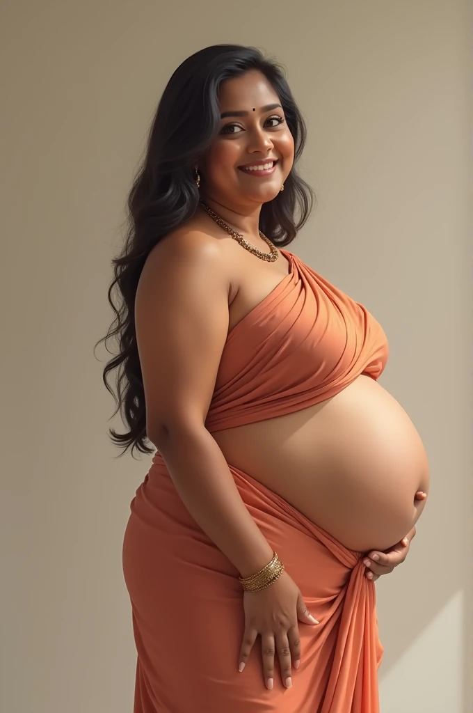 A booty thick curvy chubby malayali mom