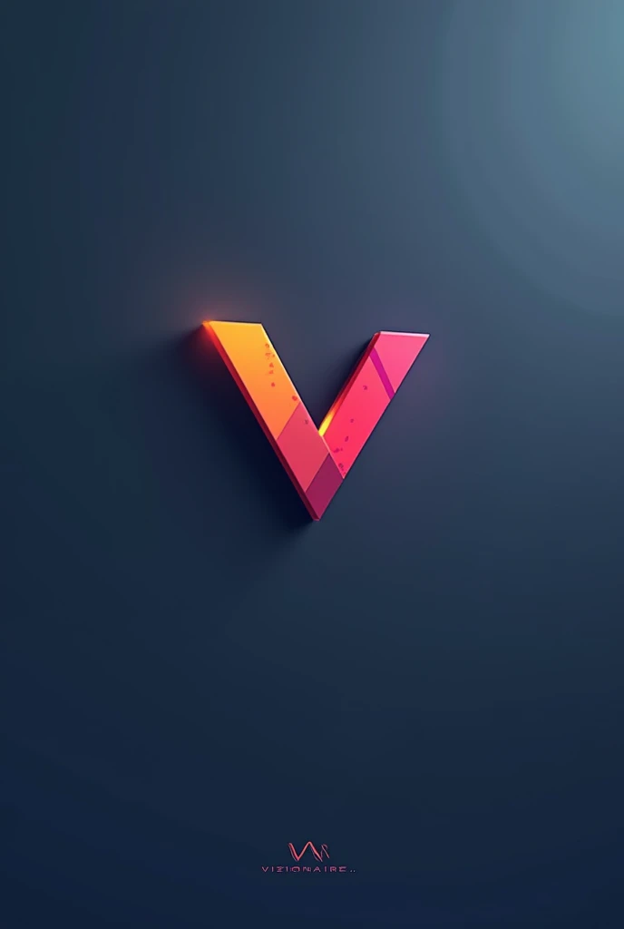 Create a abstract mark logo of vizionaire