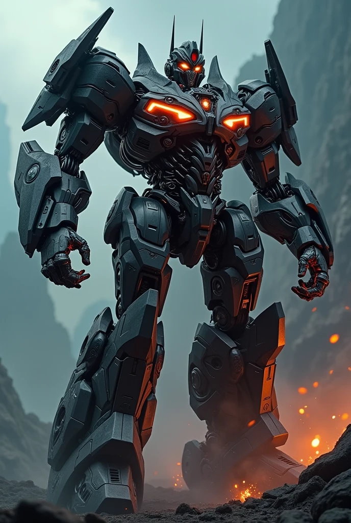 1 extremely detailed decepticon robot, highly detailed cybernetic mech, intricate biomechanical machinery, industrial metallic textures, complex sci-fi design, striking pose, intense expression, glowing energy effects, dramatic cinematic lighting, epic dramatic composition, moody dark color palette, (best quality,4k,8k,highres,masterpiece:1.2),ultra-detailed,(realistic,photorealistic,photo-realistic:1.37)