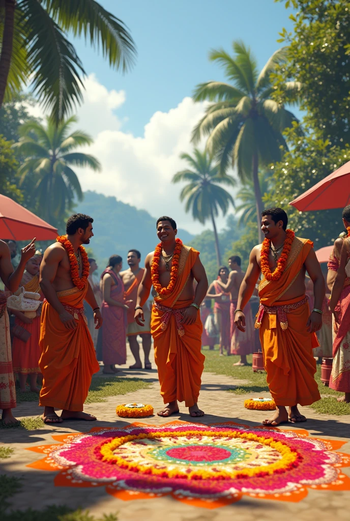 Gta V characters celebrating onam in india Kerala