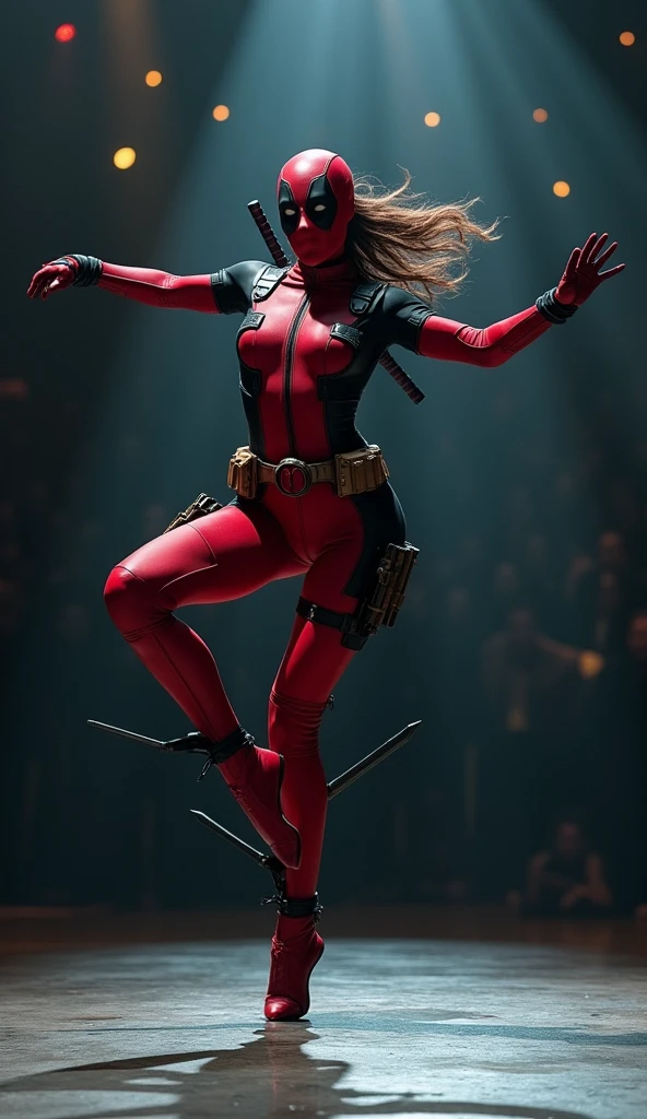 female deadpool, Acrobatic dance,