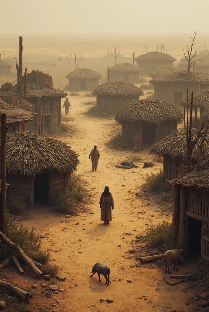 But in recent years, drought in the village had ruined everything. 