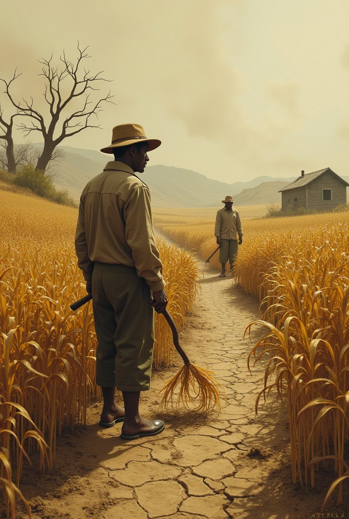 The land was parched, and crops refused to grow.