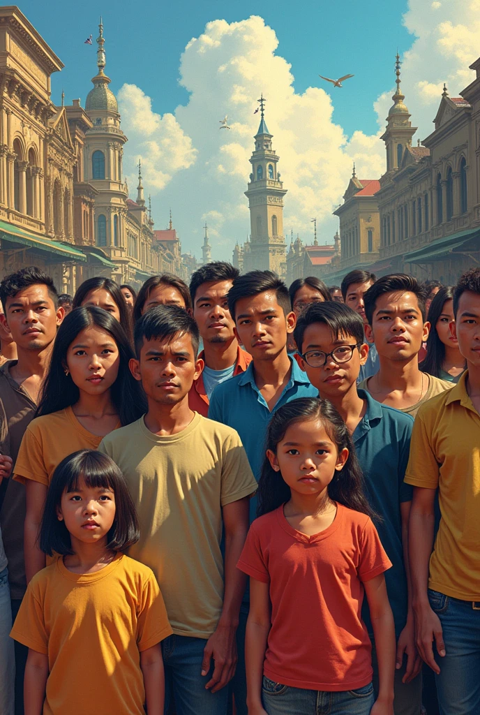 Ang nagtutulungan at nagkakaisang mga mamamayang pilipino drawings
