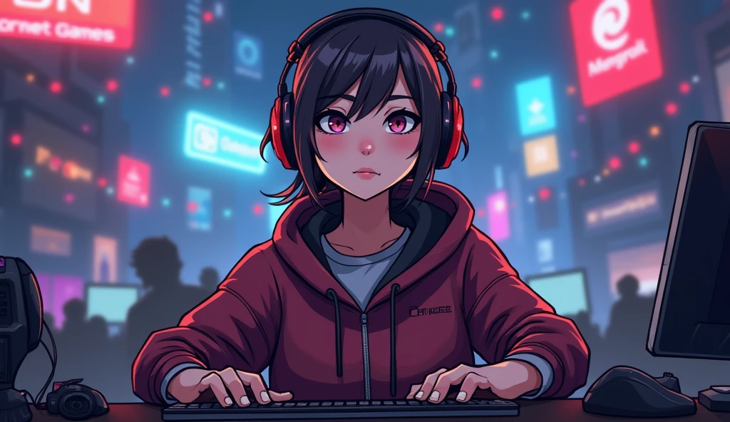 streamer, Gamer, Profile picture with just the name: Geri06