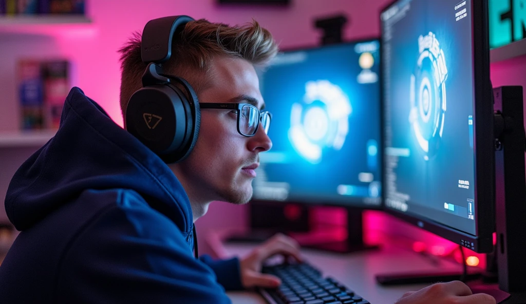 streamer, Gamer, Profile picture with just the name: Geri06