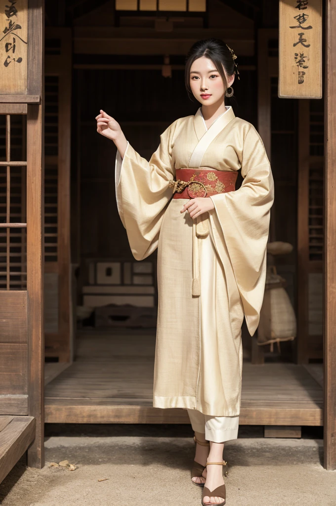 Edo Period Beauty Beige seamlesspantyhose