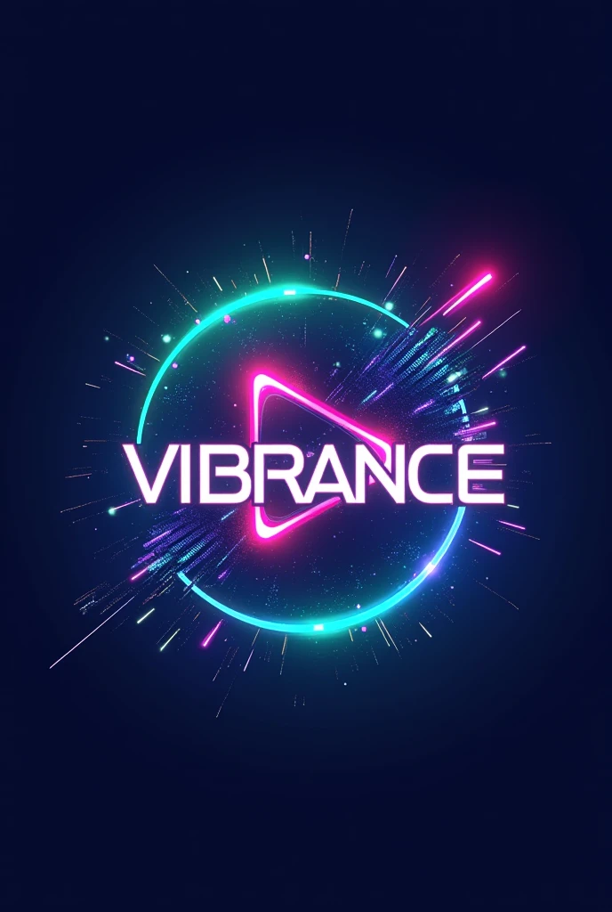 Here’s a detailed prompt you can use to generate a logo for Vibrance TV:

**Prompt:**
"Design a 3D modern and dynamic logo for a content platform called 'Vibrance TV' that focuses on both information technology and entertainment. The logo should feature a sleek, abstract symbol that combines elements of technology, such as circuits or pixels, with entertainment, like a play button or sound waves. The design should be vibrant and energetic, using colors like electric blue, neon green, or a gradient of purple and teal. The word 'Vibrance' should be in a bold, futuristic font, while 'TV' is in a lighter, complementary style. The overall design should be clean, innovative, and convey a sense of cutting-edge technology and engaging media content."