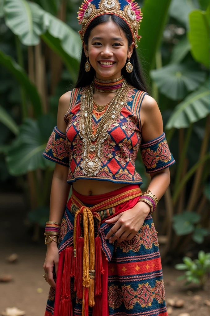 A costume inspired by the men and women of Ibanag people of cagayan