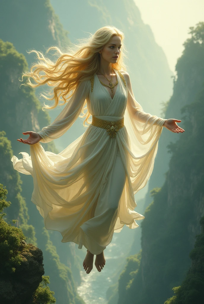 flying sexy galadriel