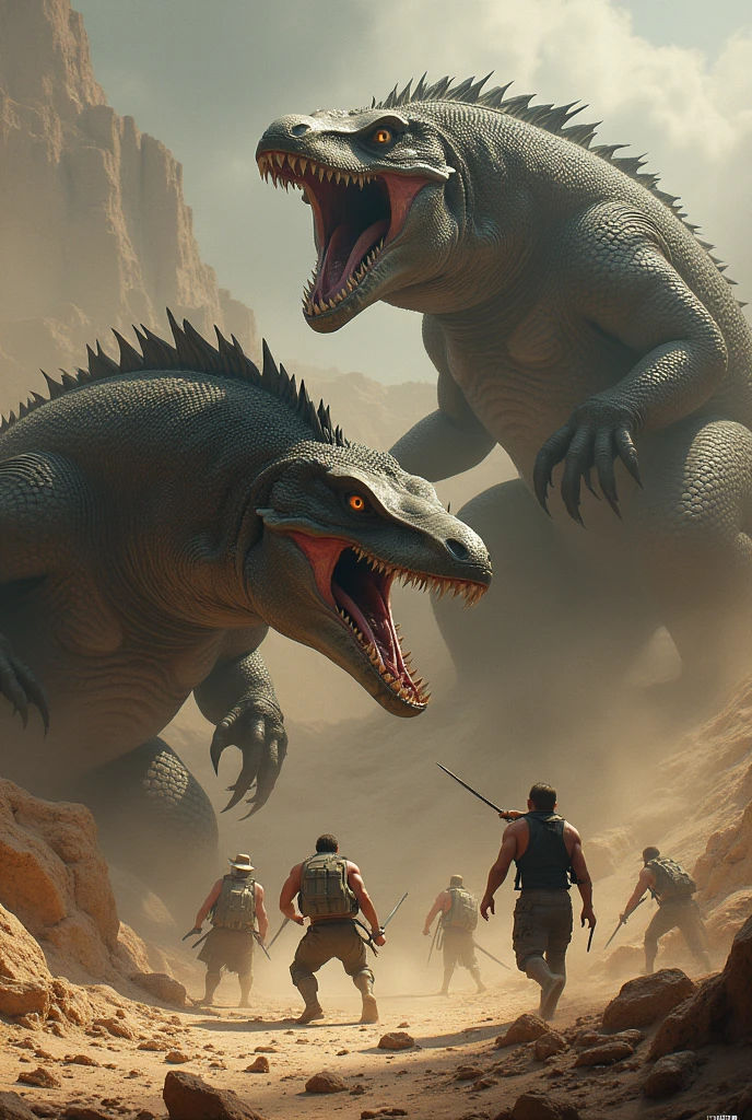 Lizards that attack humans