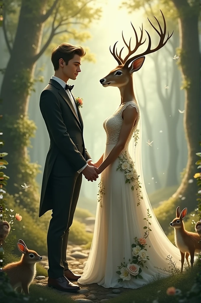 Leon marrying a deer