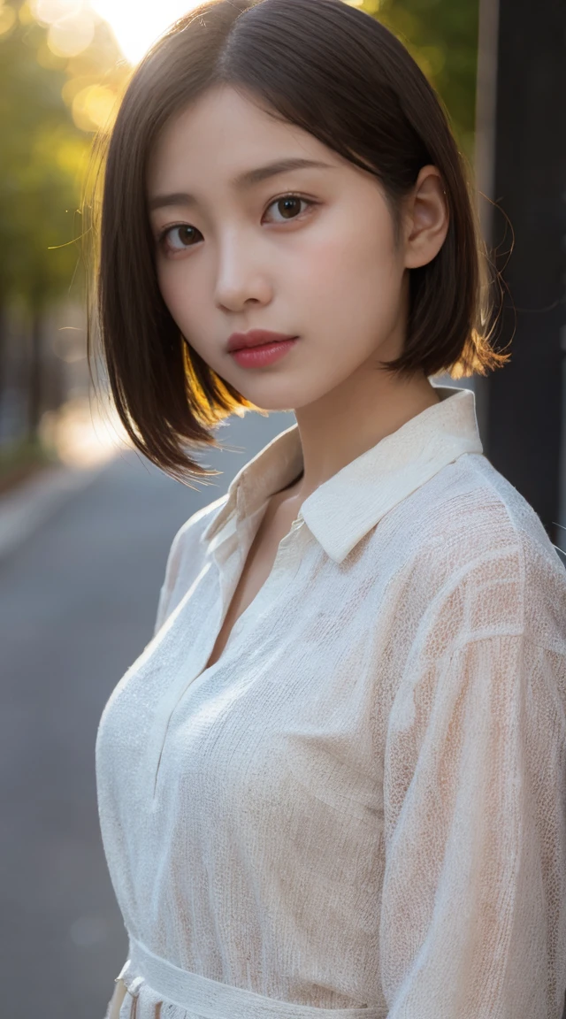 A girl named Yume, subjective perspective, Sunburst Flare, f/1.2, 50mm, Nikon, short Hair, UHD, retina, masterpiece, accurate, anatomically correct, textured skin, super detail, high details, high quality, best quality, highres, 1080P, HD, 4K, 8K, casual dress, formal attire