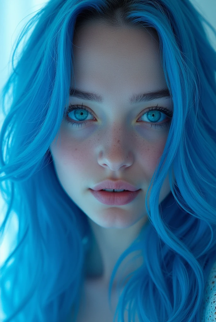 Dove cameron with blue hair