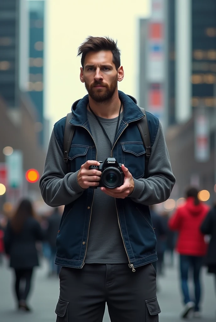 Messi as a photographer