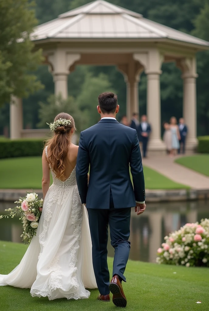 Messi as a photographer in a wedding