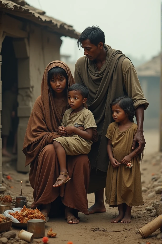 Poor family