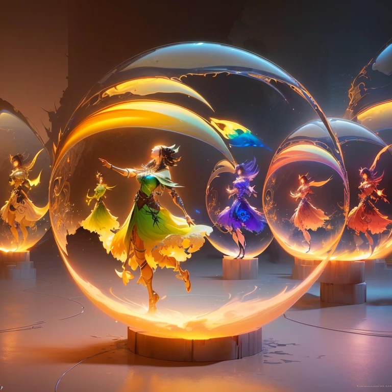 masterpiece, best quality, (extremely detailed CG unity 8k wallpaper), (best quality), (best illustration), (best shadow), absurdres, realistic lighting, (Abyss), beautiful detailed glow, art by PeterMohrBacher,