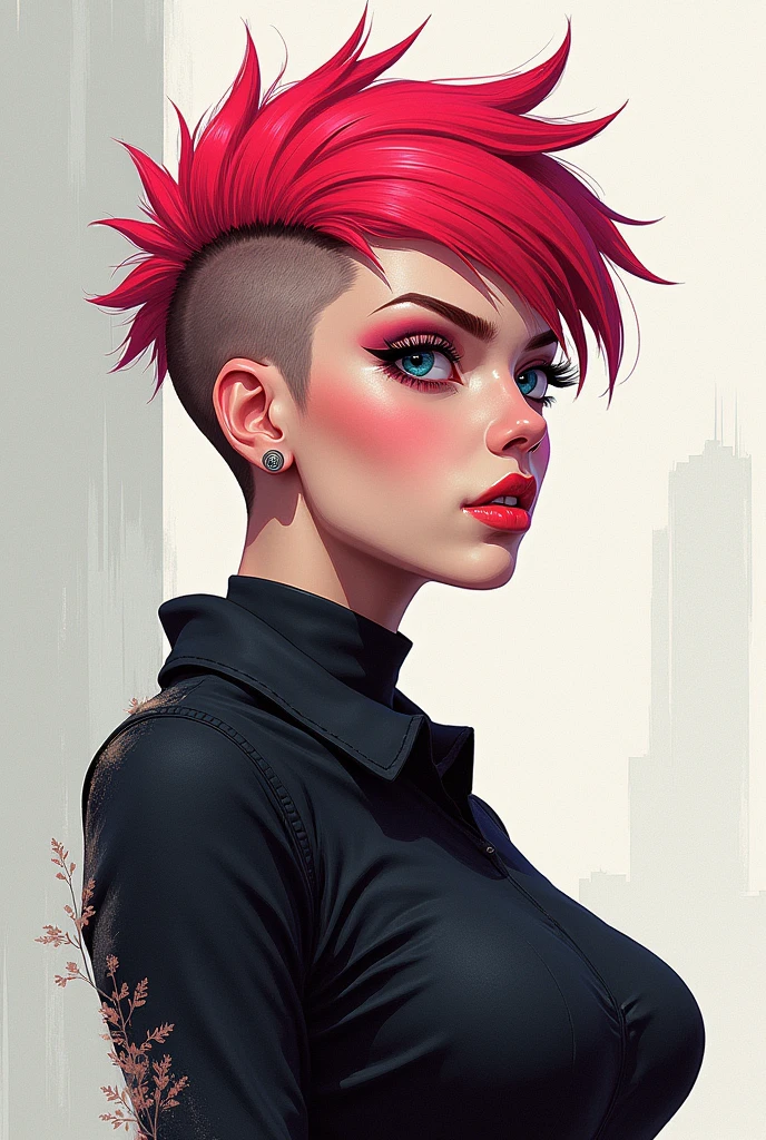short hair Masculine girl
