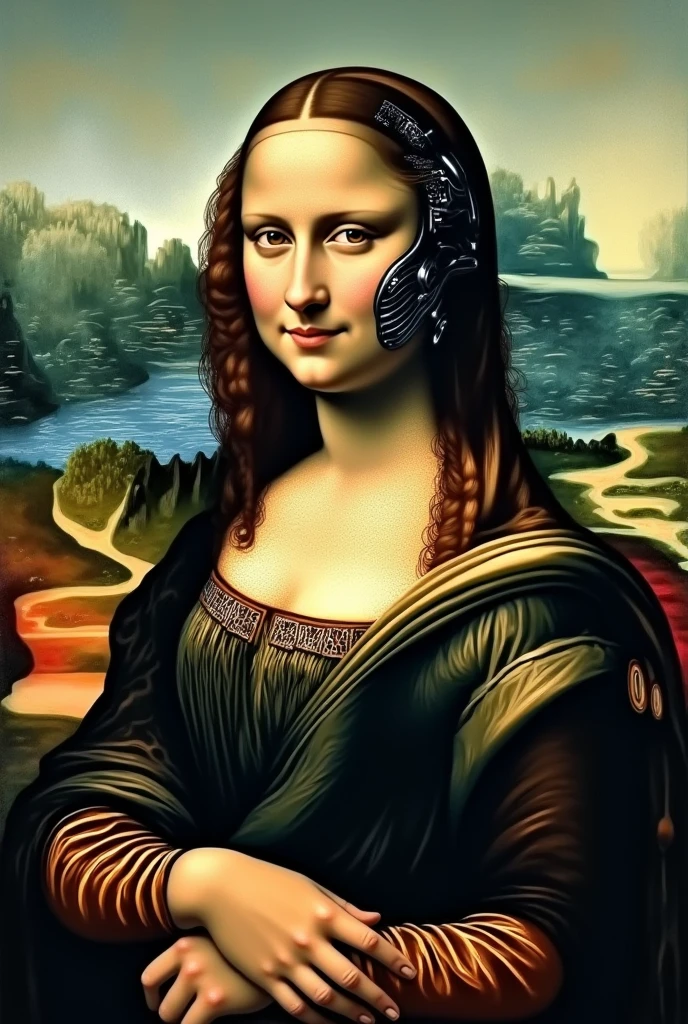What Leonardo da Vinci's Mona Lisa will look like in 3024 ?
