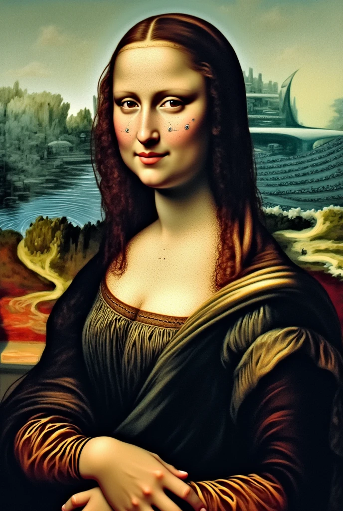 What Leonardo da Vinci's Mona Lisa will look like in 3024 ?