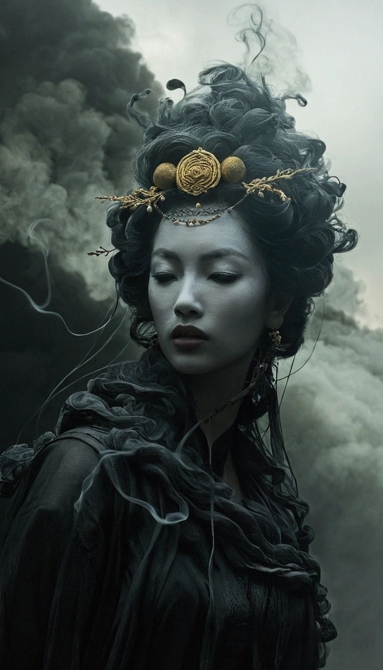  fog, flowing, cloud, floating, smoke, drifting, dim ,Shake