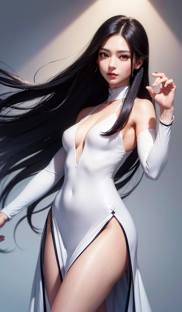 //character ((はっきりと描かれたhandの五本指:1.5)), (Beautiful Face, Brightly colored glowing eyes, Beautiful Skin, Shiny Hair: 1.2), break //Character Appearance and Expression The character is a lady sharp, Confident eyes and an assertive expression. She has white skin, And her long black hair flows gracefully. Her features are refined, A slight smile at the corners of one's mouth, Exudes an aura of dominance and charm. Her smile is cool and confident. Her gaze is defiant, A sharpness that strikes fear into the hearts of those who meet it.. The slight smile on your lips、It suggests a mixture of cruelty and intelligence.. break //Clothing upper body(The bust is tightly cinched in by a corset., emphasize the waist. The corset is made of black leather、Fine stitching is applied. Silver studs and embellishments, Give sharpness, Edgy design. From the shoulder, Black lace is thin、Covering the arms.) Lower Body(A tight black leather miniskirt that reaches down to her knees, While highlighting the sexiness、Stay mobile. The skirt has a zipper on the side, The slits can be made deeper if necessary.. The hem of the skirt is decorated with fringes and chains..) feet(She is wearing 10cm stiletto heels., sharp, Pointed heel. Shoes have a glossy black finish, そして銀のチェーンがfeet首に巻かれている. The shoes have metal caps on the toes, Symbolizes strength and authority.) break //Accessories Neck(The character wears a choker around her neck, A black gem is embedded in the center.. The choker has a chain, It hangs down a little, Swaying with her movements.) hand(片handに, She has a black leather whip, And on the other hand, She has a ring on her finger. The ring features a small skull motif., Increased intimidation. hand袋は肘丈で、Made from shiny black satin material.),,,, Pussy juice stain,((( Female masturbation))
