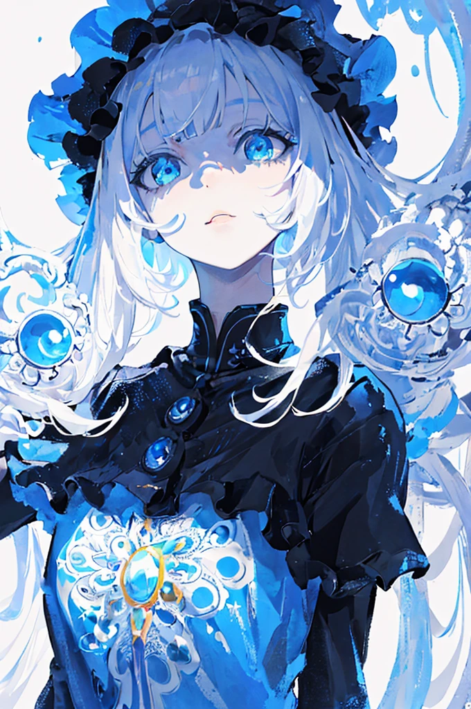 masterpiece, best quality, cat, large eyes, (cartoon), upper body, splashing, abstract, psychedelic, (neon:0.8), extremely detailed, (white background:1.3), ink, (creative:1.3), intricate detail, (pretty face), dynamic lighting, natural lighting, (blue:1.3), photorealistic, sy3