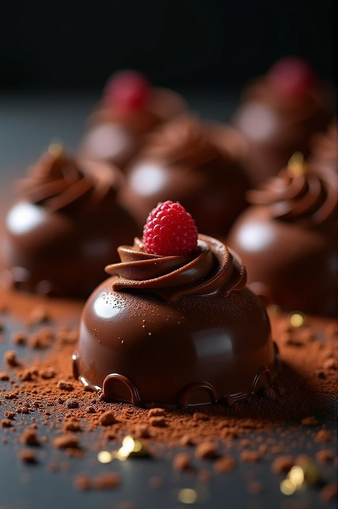 cinematic film still chocolate