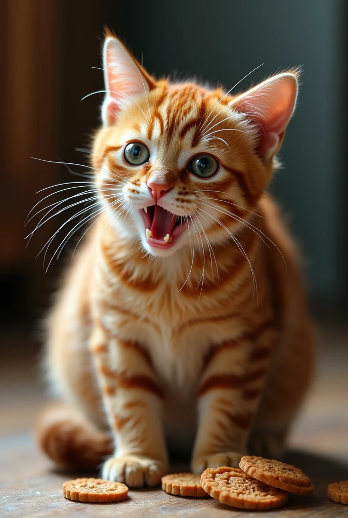 the cat is furious because they bought him food three rubles cheaper