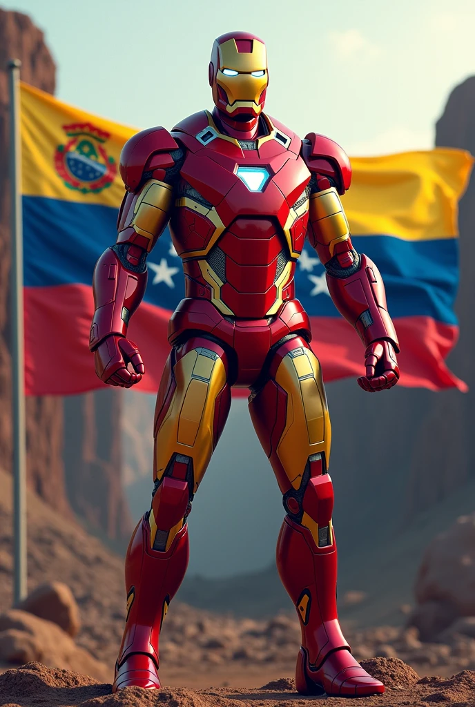 Ironman with the colors of Venezuela