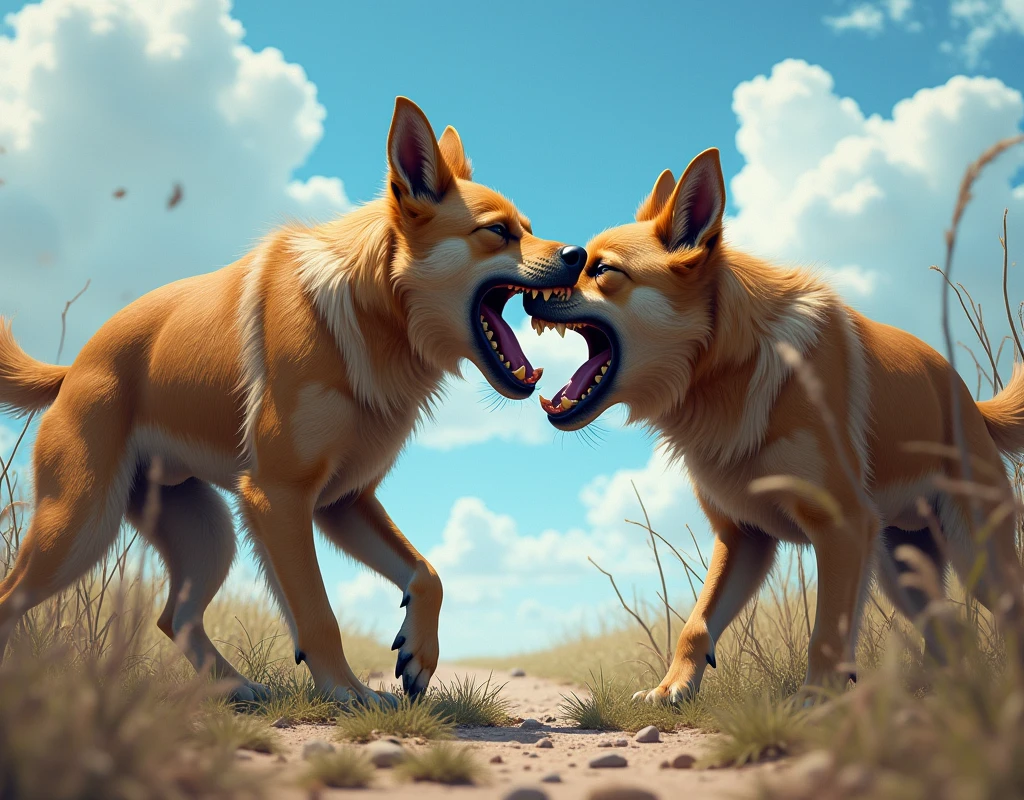 ((((photorealistic feral dog)))), ((((feral, duo)))),  ((((huge penis, deep throat, oral, hands on head, forced)))), ((((standing, side view, excessive urine, eyes closed, mouth bulge)))), outside, sunny, blue skys, best quality, shaded, extreme detail, highly detailed, ultradetailed, intricate, realistic, detailed background, hi res, realistic, photorealism, ((((dog)))), ((((mouth bulge))))
