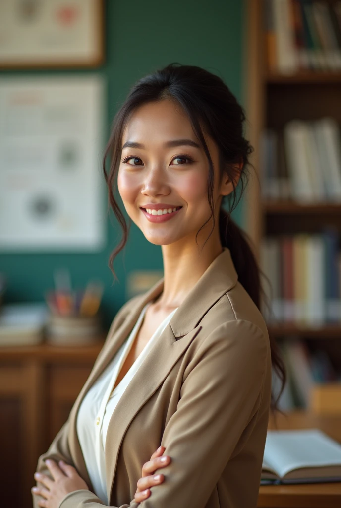 beautiful teacher