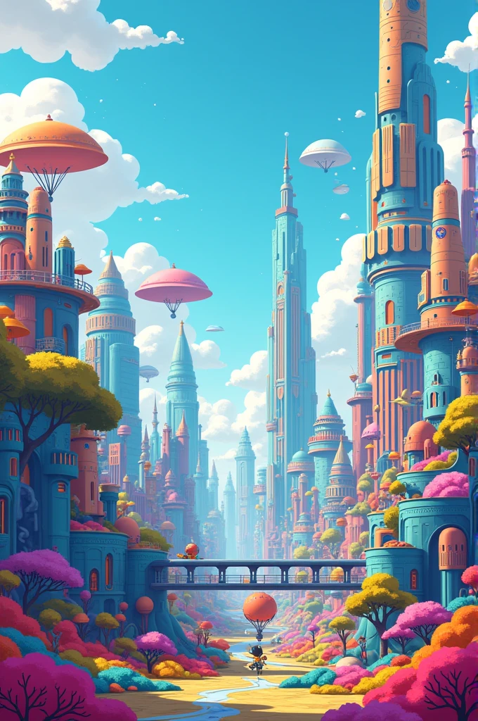 Destination ai 3d image cartoon type 